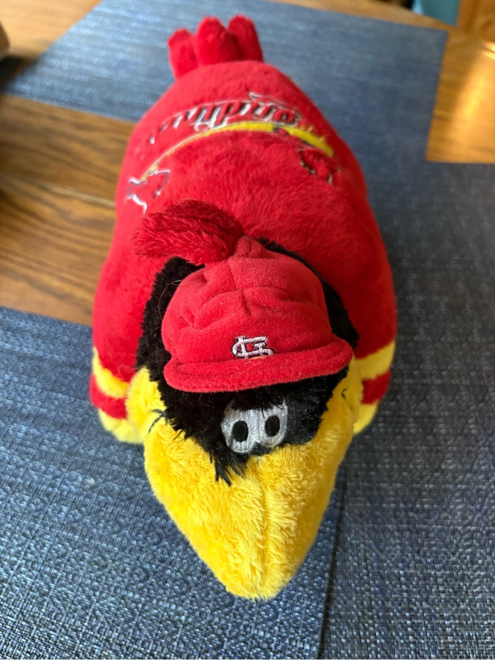 St Louis Cardinals- Red and Yellow Team Mascot